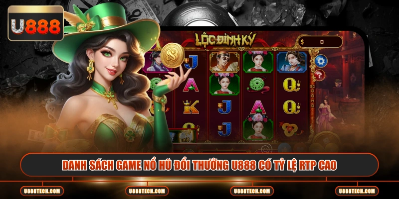 Danh sách game nổ hũ đổi thưởng U888 có tỷ lệ RTP cao