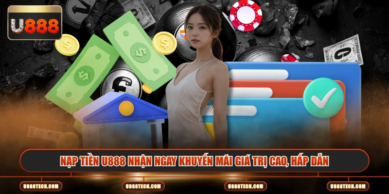 Nạp tiền U888 nhận ngay khuyến mãi giá trị cao, hấp dẫn