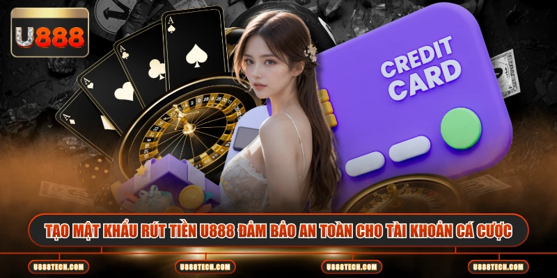Tạo mật khẩu rút tiền U888 đảm bảo an toàn cho tài khoản cá cược