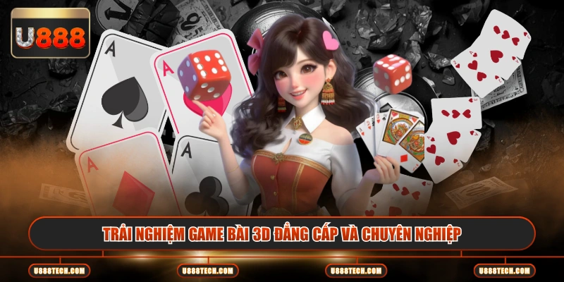 Trải nghiệm game bài 3D đẳng cấp và chuyên nghiệp